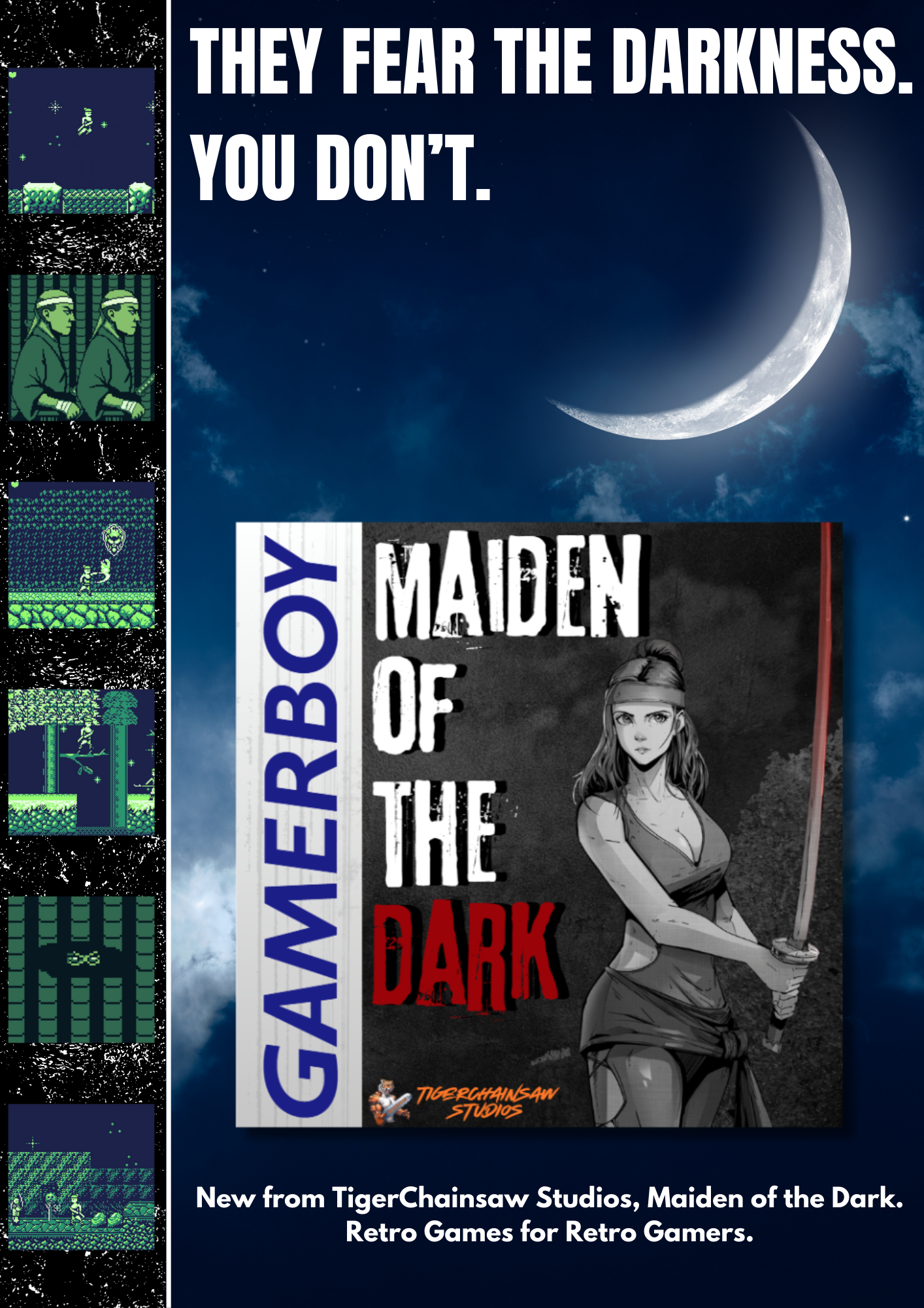 New Gameboy Games | Maiden of the Dark - Digital ROM